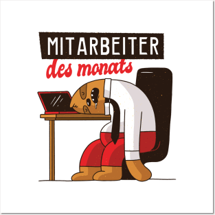 Mitarbeiter des Monats Posters and Art